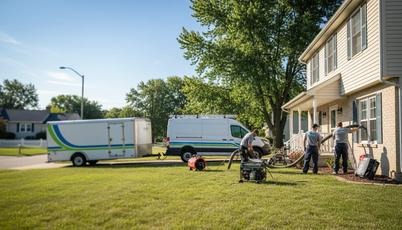 Flooded Basement Restoration And Cleanup With Repair in Peotone, IL near me